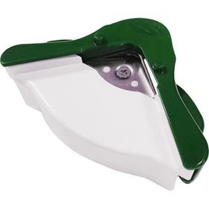 LMG Eckenstanzer M10S grün, Handstanzer, für Laminierfolien & Papier bis 280 g/m², Radius 5 mm