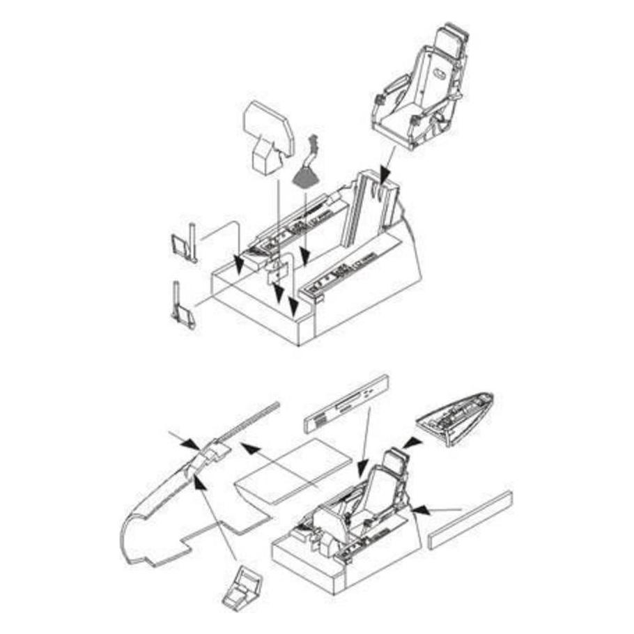 CMK F-86F Interior set (129-7273)