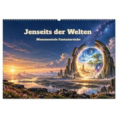 Jenseits der Welten – Monumentale Fantasiereiche (Wandkalender 2027 DIN A2 quer), CALVENDO Monatskalender