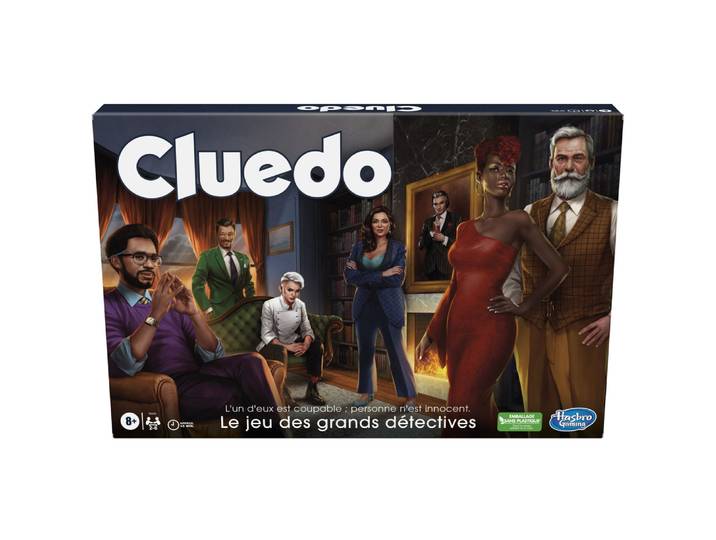 Cluedo, jeu de plateau pour enfants, jeu Cluedo revisité, pour 2 à 6 joueurs, jeu d'enquête, jeu de détective, jeu familial pour enfants et adultes