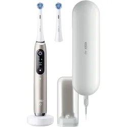 Oral-B, Elektrische Zahnbürste, iO Series 9 Gold Special Edition mit weissen Aufsteckbürsten Elektrische Zahnbürste