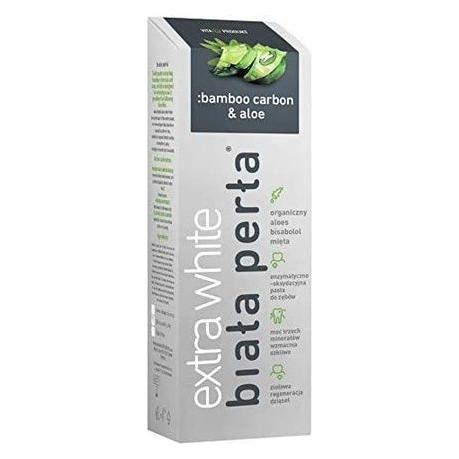 White Pearl Extra White Whitening Toothpaste Bamboo Carbon & Aloe 75Ml (75 ml) (8588006264890)