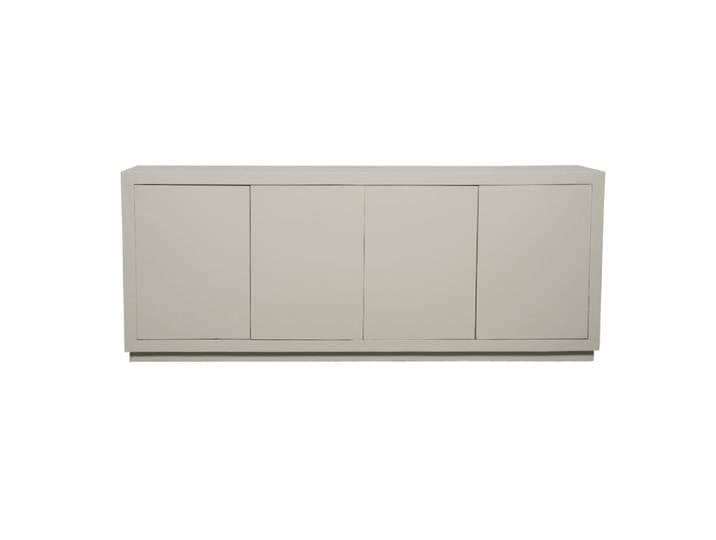 Buffet minimaliste bois sable 4 portes