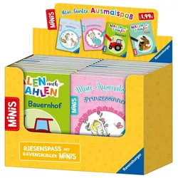Verkaufs-Kassette " Minis 9 - Mein bunter Ausmalspass", Kinderbücher