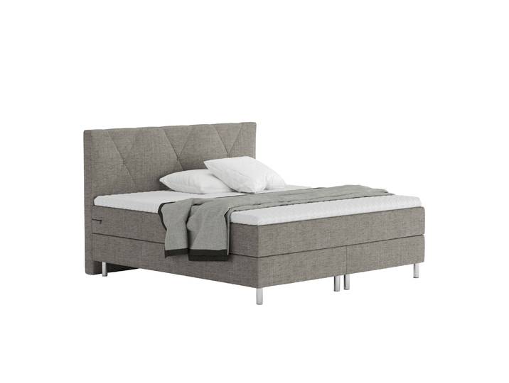 Boxspringbett TWILIGHT 180 x 200 cm grau