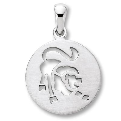 Kette mit Anhänger ONE ELEMENT "Löwe Sternzeichen Anhänger aus 925 Silber", silber, Halsketten, Damen, Silber 925 (Sterlingsilber), Ihr persönliches Sternzeichen – ein besonderes Geschenk mit Bedeutung