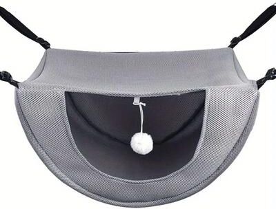 Inspired Living CoolRest Breathable Mesh Cat Hammock Bed gray large