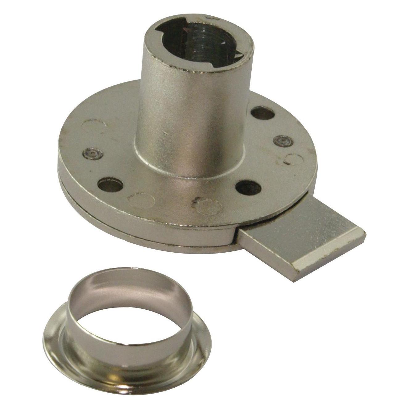 Hekna Zylinder-Kastenschloss 3012 Lade, Dornmass 40 mm, Zamak vernickelt (42733712)