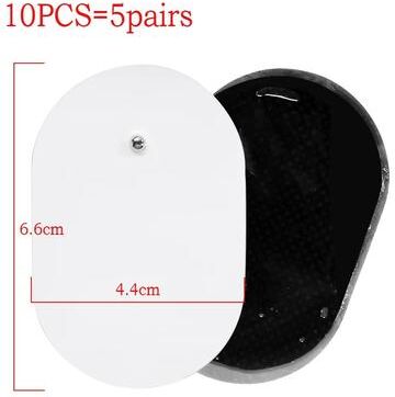 Uplifted Goods Reusable Electrode Gel Pads For Muscle Stimulator And Therapy Machines 6.6x4.4cm 10pcs