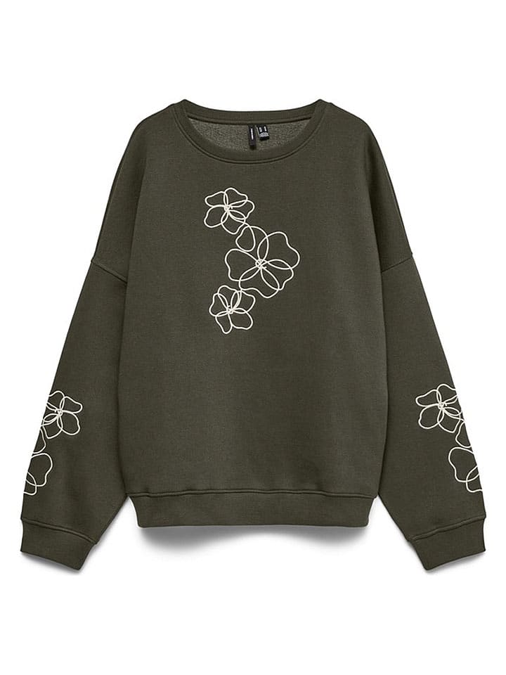 Vero Moda Sweatshirt in Khaki - L