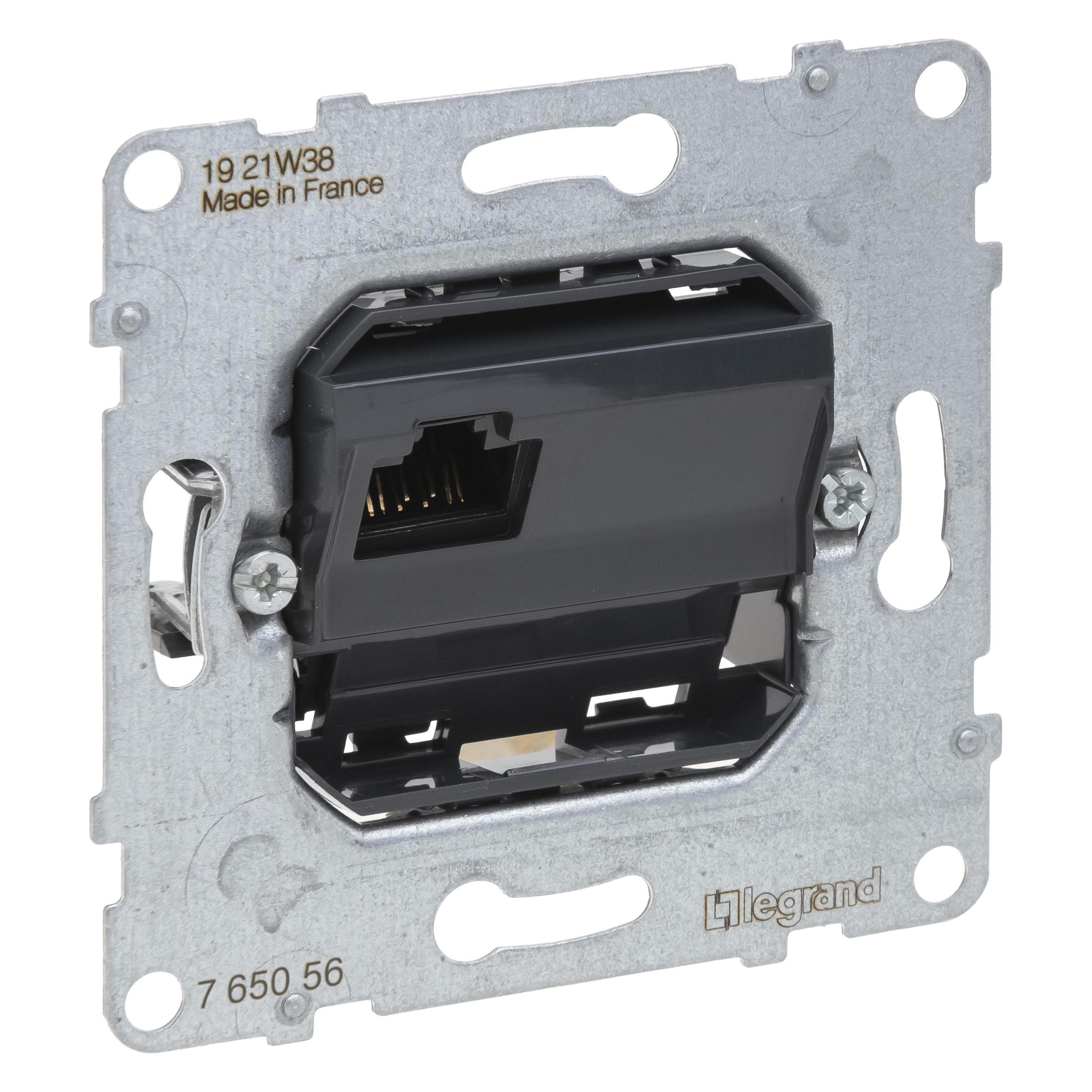 Legrand SEANO Datendose RJ45, Einsatz, Kat. 6, UTP, ungeschirmt, 765056 (765056)