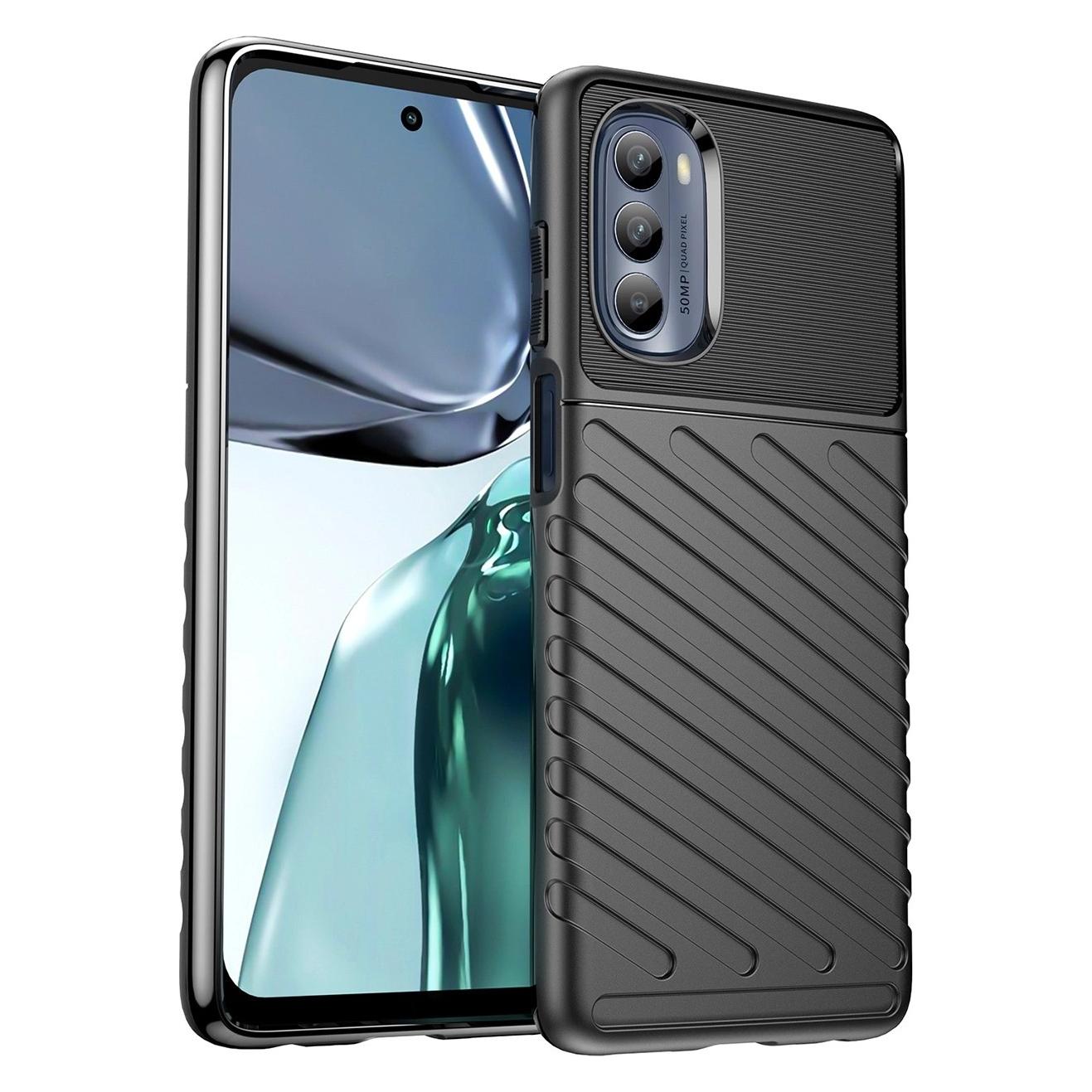 Hurtel Thunder Case für Motorola Moto G62 5G Silikonschutzhülle schwarz (Motorola Moto G62 5G) (1404978613)