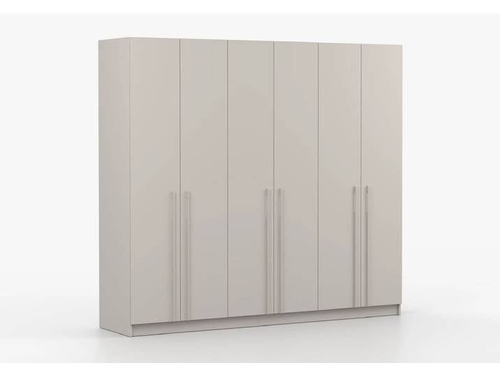 Drehtürenschrank ROSA II 6D 230 cm Kaschmir Kaschmir Kaschmir