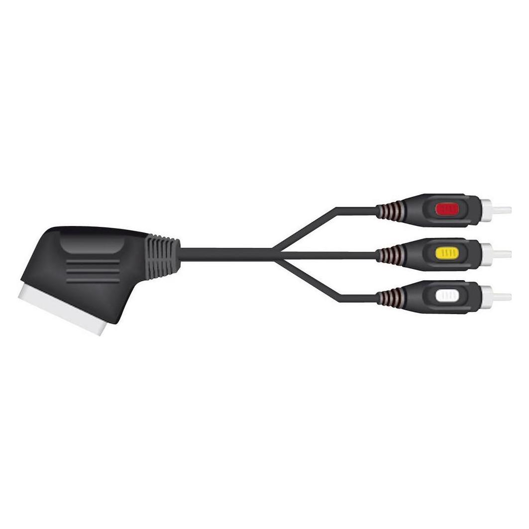 SpeaKa Professional SCART 3 Cinch Adapterkabel 2 m (2 m) (SP-7869848)