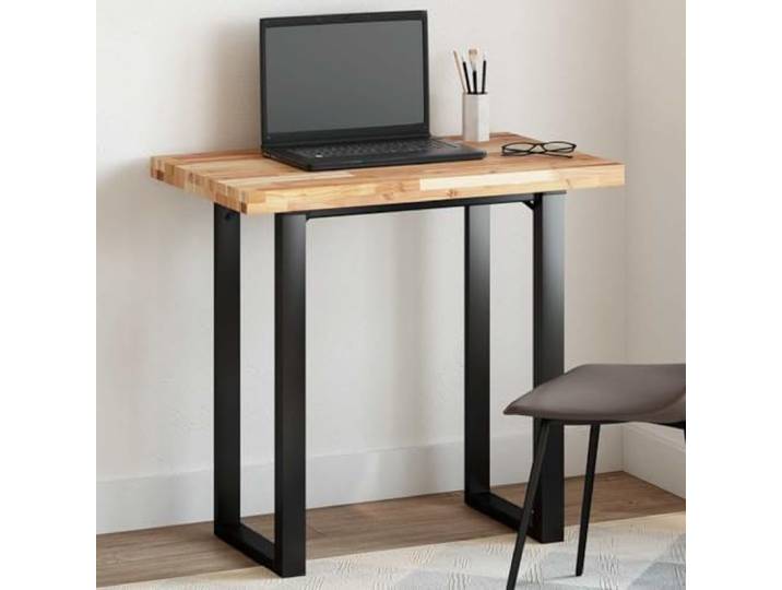 Keeushr Akazienholz Tischplatte 100x50x4 cm Massiv Unbehandelt, Vielseitig für Esstisch, Bistrotisch, Couchtisch, Pflegeleicht