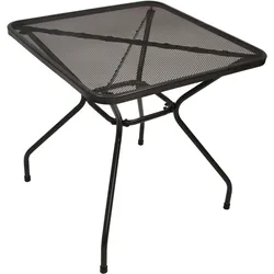 Bistrotisch CLASSIC 70x70cm quadratisch, Streckmetall anthrazit