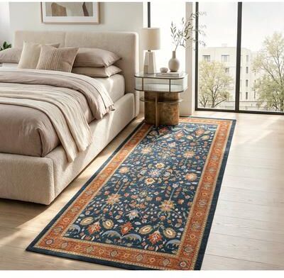 Garvee Vintage Oriental Washable Area Rug