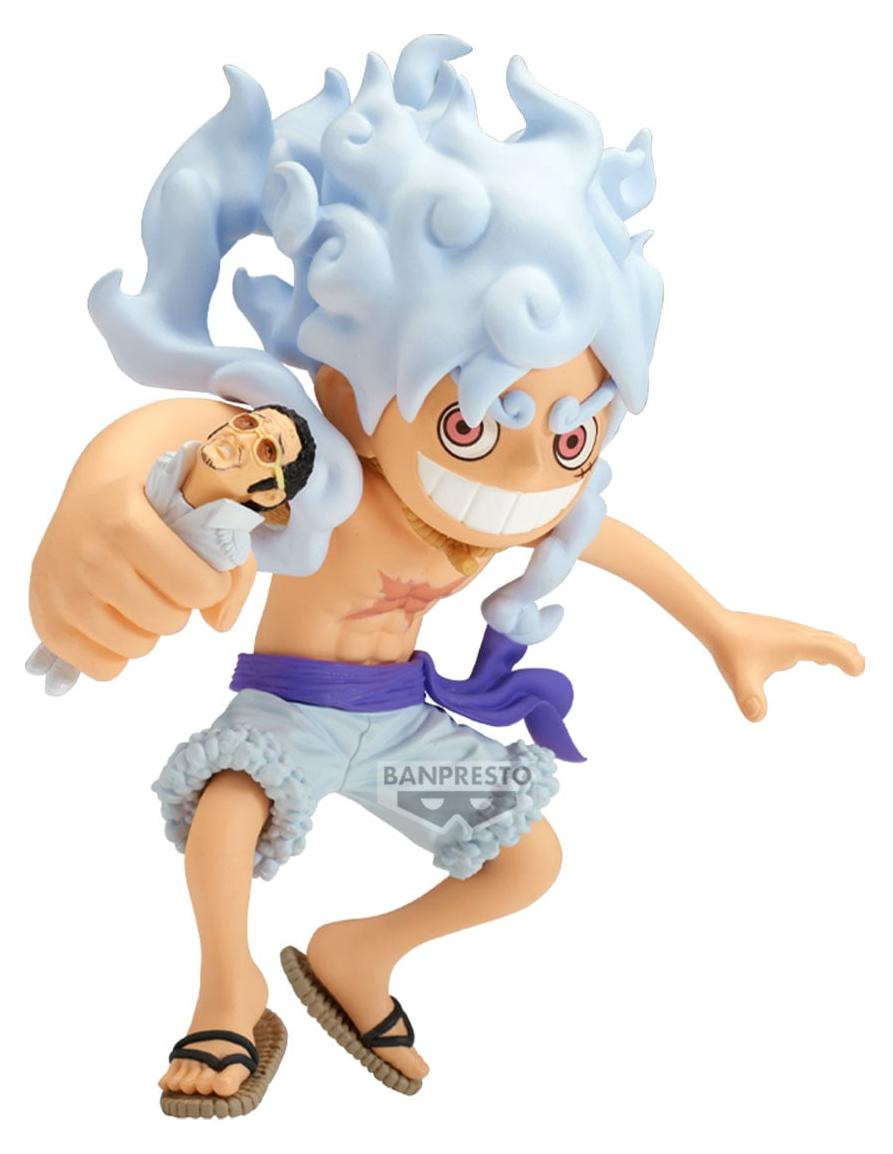 Banpresto One Piece Mega WCF PVC-beeldje Monkey D. Luffy vs. Borsalino, 13 cm