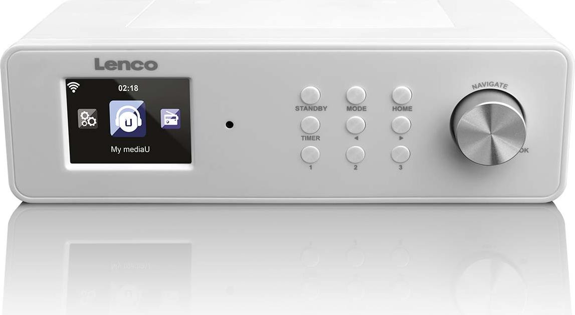 Lenco Internetradio KCR-2014 wit