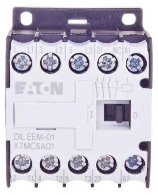 Eaton DILEEM-01 Elektromagnetische Schakelaar Zwart-Wit