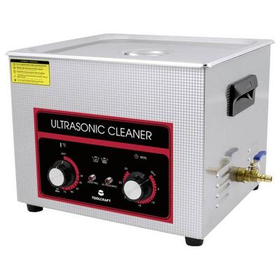 TOOLCRAFT USC-1500 Ultraschallreiniger Bürobedarf, Schmuck, Werkstatt 360 W 15 l mit Heizung, mit Reinigungskorb