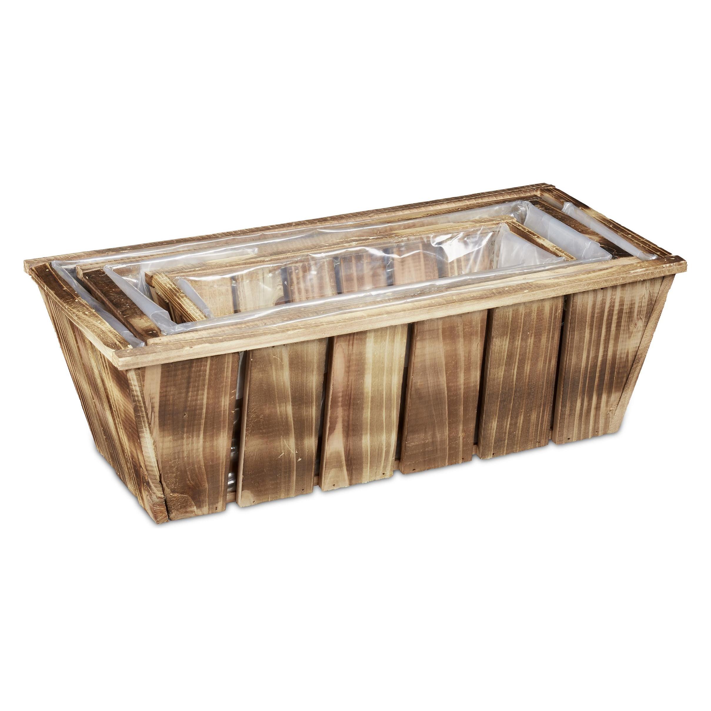 Relaxdays Blumenkasten (23 x 46 x 15 cm) (4052025376079)
