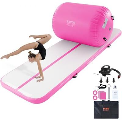 Tools, Home & Hobby Inflatable Gymnastics Air Mat Set With Tumble Track And Air Roller For Training Inflatable Gymnastics Air Mat Set With Tumble Track And Air Roller For Training
