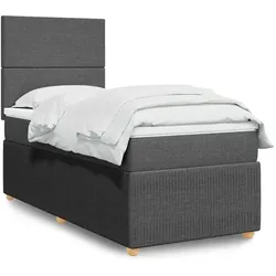 vidaXL, Boxspringbett, Mackenzie (Schlichtes Design) (90 x 200 cm)