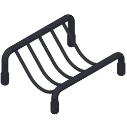 Giese Seifenablage 30006-14 Standmodell, für Waschtisch, 70 mm schwarz matt