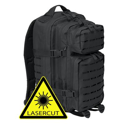 Rucksack BRANDIT "Brandit Accessoires US Cooper Lasercut medium", Gr. onesize, schwarz, Polyester, Rucksäcke Rucksack