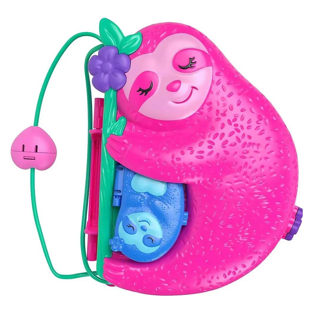 Polly Pocket Sloth Family 2-in-1 Purse Compact (HRD40)