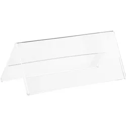 Tischnamensschilder, Acryl Querformat | 1/2 A6, Acryl (PMMA), transparent