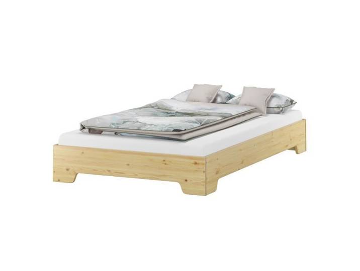 Lit simple pin massif 120x190 forme compacte accessoires sélectionnables V-60.56-12-190 [sans accessoires]