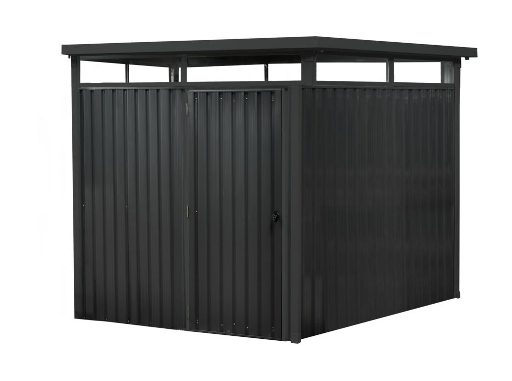 JUNGELMAR Systemaus mit Oberlicht 5 qm 204x245x226cm, anthrazit 16956227