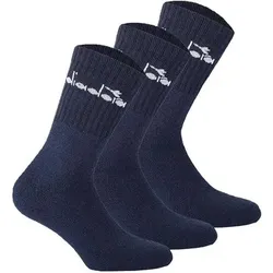 DIADORA Diadora Unisex Tennissocken - 3er Pack, Logo, Größe 43-46 in Blau Blau