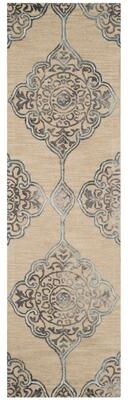 SAFAVIEH Handmade Dip Dye Luana Medallion Wool Rug