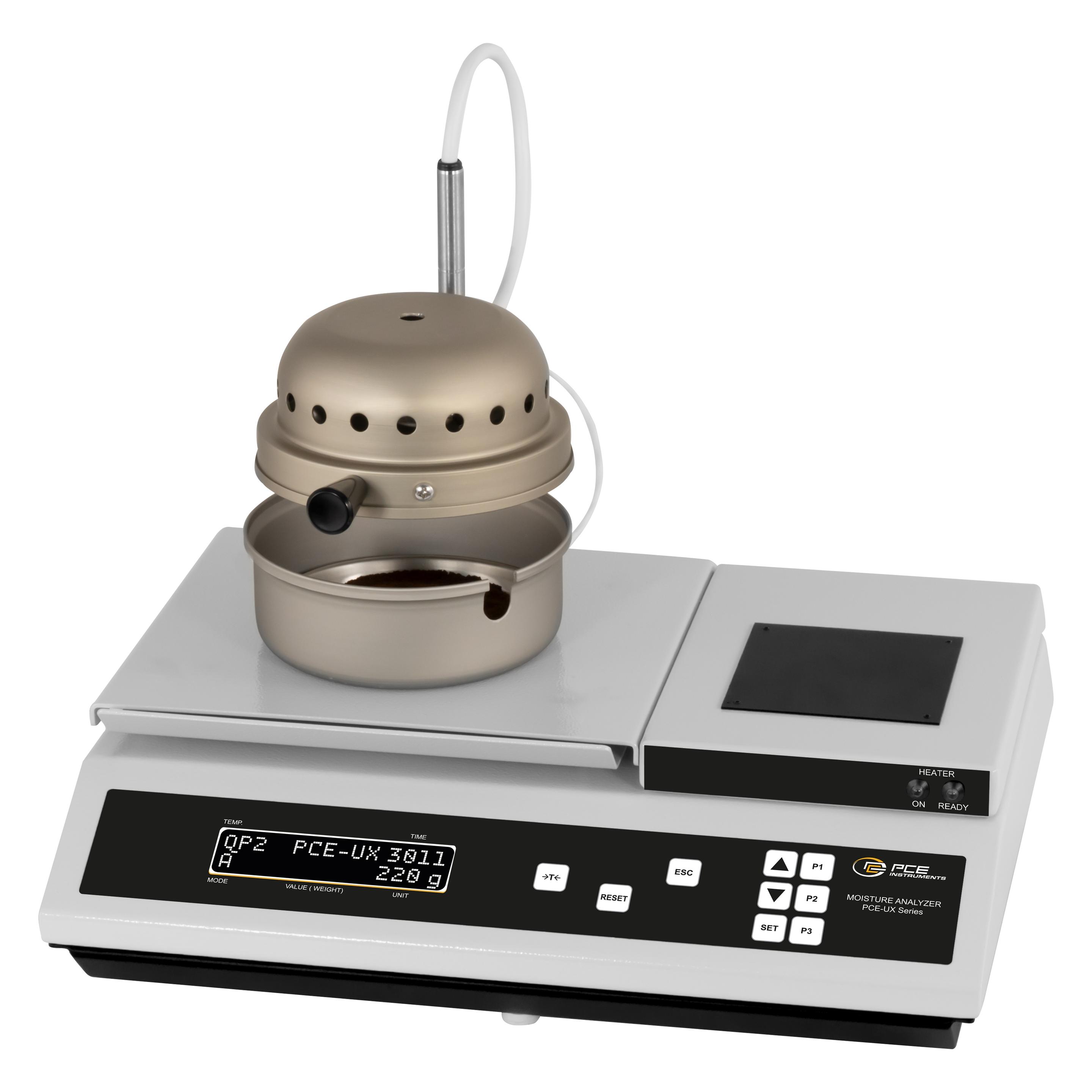 PCE Instruments PCE-UX 3011Q Feuchteanalysatorwaage Wägebereich (max.) 220 g Ab (PCE-UX 3011Q)