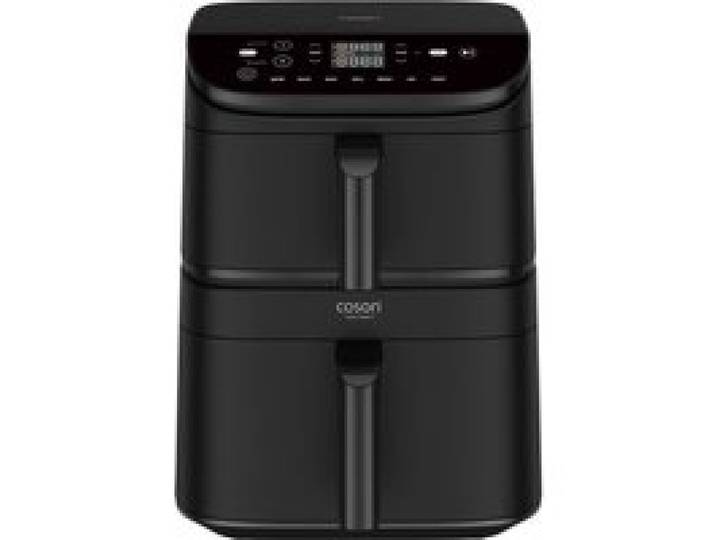 Friteuse sans huile COSORI - Turbo Tower Chef Edition - Capacité 10 8L - 2 cuves - 6 programmes - 2630W - Noir
