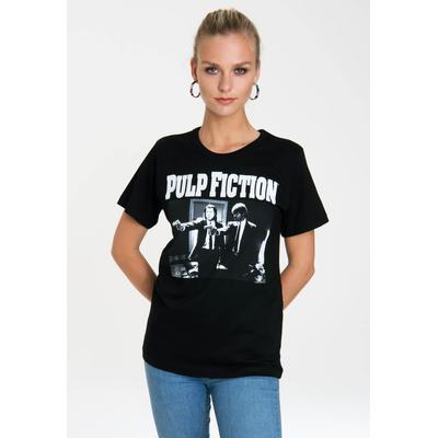 T-Shirt LOGOSHIRT "Pulp Fiction", Damen, Gr. XXL, schwarz, 100% Baumwolle, bedruckt, normal, Rundhals, Shirts T-Shirt, mit lizenziertem Originaldesign