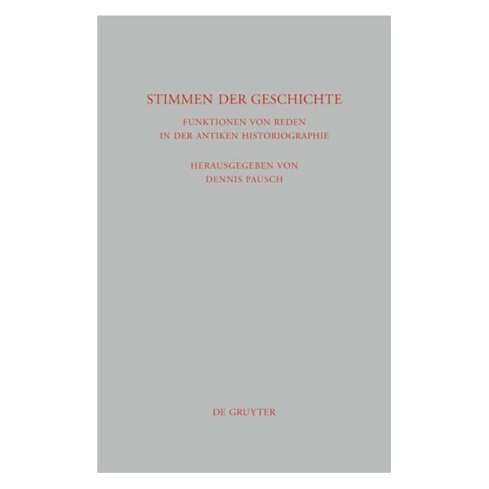 De Gruyter Stimmen der Geschichte (61640333)