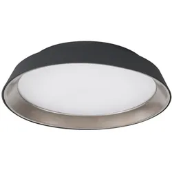 Nova Luce 9081270 Vela LED Deckenleuchte Schwarz, Kaffeebraun