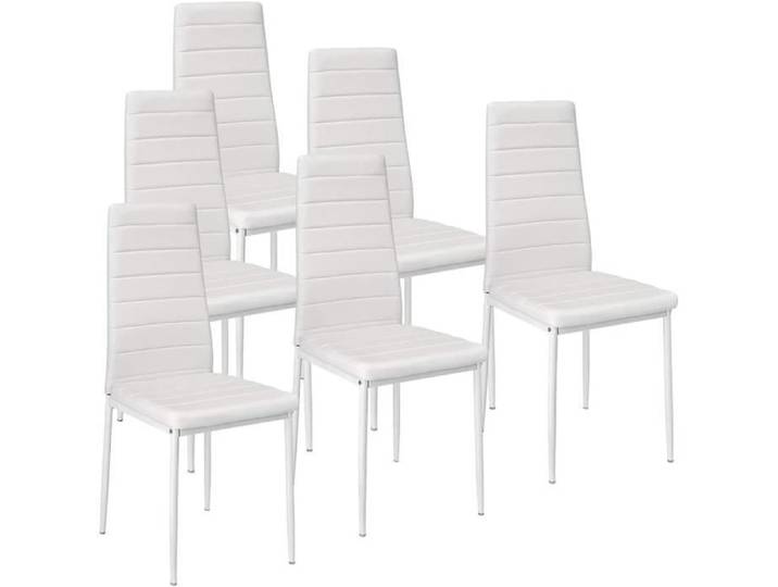 Lot De 6 Chaises De Salle À Manger Sgs Tested Chaises De Salle A Manger Siege Rembourre Epais Chaises Pour Salle A Manger [H742]