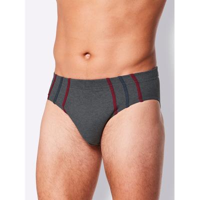 Slip KINGS CLUB, Herren, Gr. 9, 5 Stk., blau (3x blau, 2x grau), 100% Baumwolle, Unterhosen Slip
