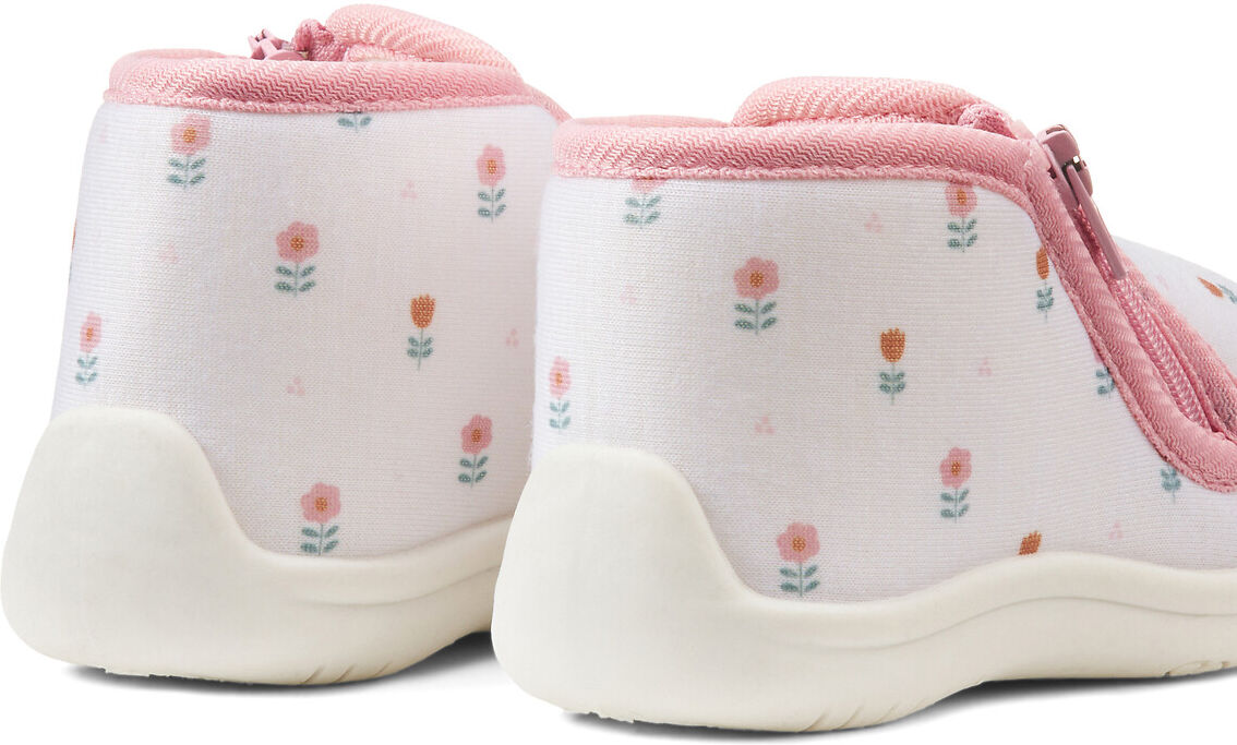 LA REDOUTE COLLECTIONS Chaussons zippés, motif fleurs