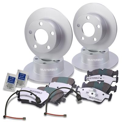 Bestprice Komplettset Bremsscheiben+Bremsbeläge Vorne+Hinten [Hersteller-Nr. 10604051] für BMW
