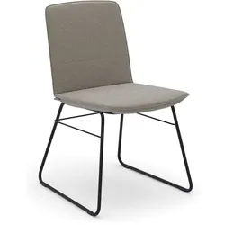 freistil Stuhl 118 Stoff Olivgrau