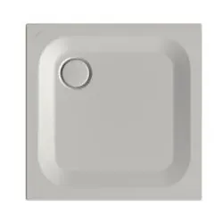 Bette BetteUltra Duschwanne 5529-410AE 75x75x2,5cm, Antirutsch/Pro, silver