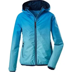 KILLTEC Kinder Funktionsjacke mit Kapuze, packbar Lyse GRLS JCKT A, Größe 164 in Blau Blau