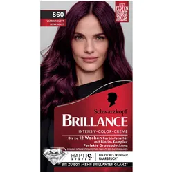 2x Schwarzkopf, Haarfarbe, Haarcoloration Brillance 860 Ultraviolett (860 Ultraviolett)
