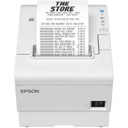 Epson TM-T88VII USB, Ethernet (Ethernet, Mini USB-B, USB), Belegdrucker, Weiss